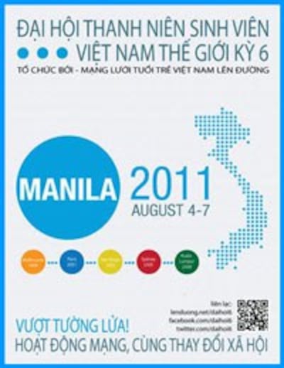Giới thiệu Đại hội Thanh niên Sinh viên Việt Nam Thế giới lần sáu. Source lenduong.net